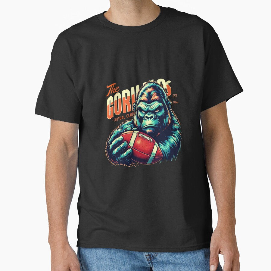 "The Gorillas - Football Club" – Bold & Fierce Soccer Team Design Classic T-Shirt