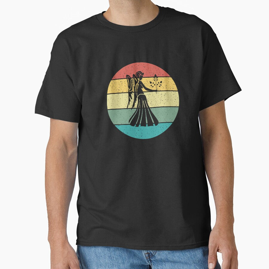 Virgo Zodiac Sign Retro Vintage Classic T-Shirt