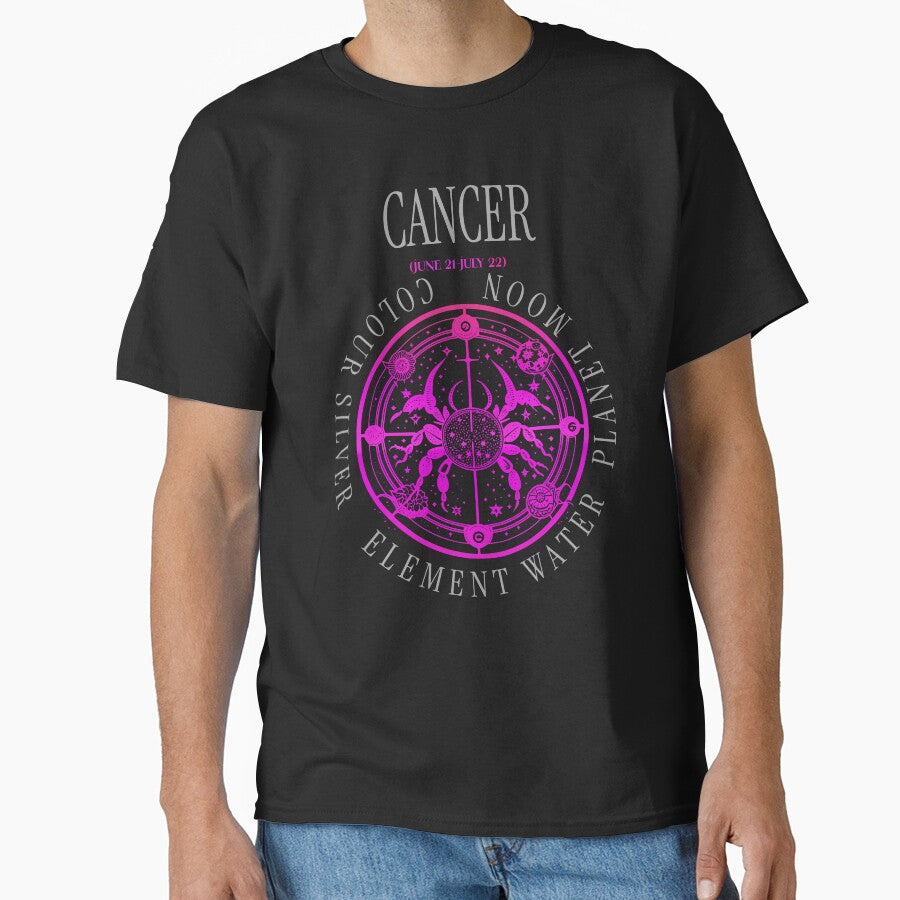 Astrological Zodiac Cancer Birthday Astrology Zodiac Sign Horoscope Classic T-Shirt