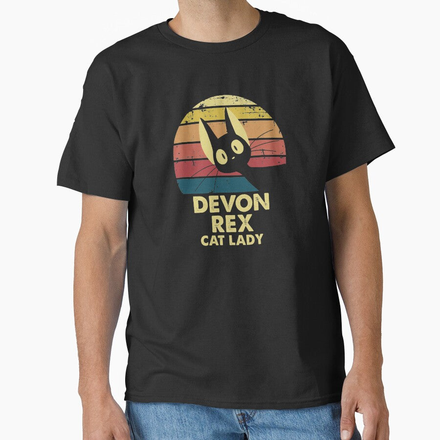 Devon Rex cat mom Classic T-Shirt