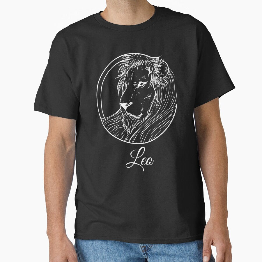 A Zodiac Sign Test Leo Design 1 Lion July 23 - August 22 Classic T-Shirt
