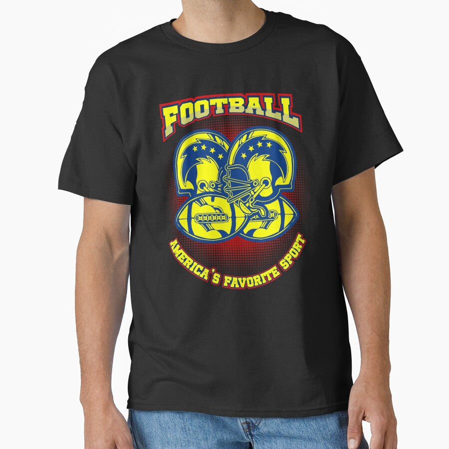 american football helmet Classic T-Shirt
