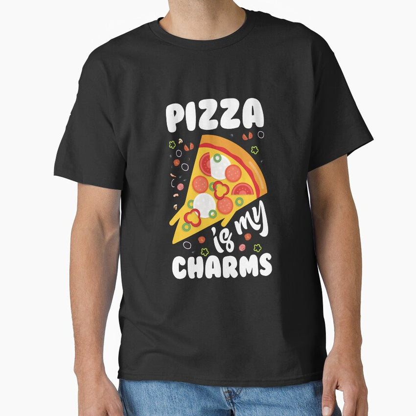 Pizza lustig | Pizza is my charms | Pizza love Classic T-Shirt