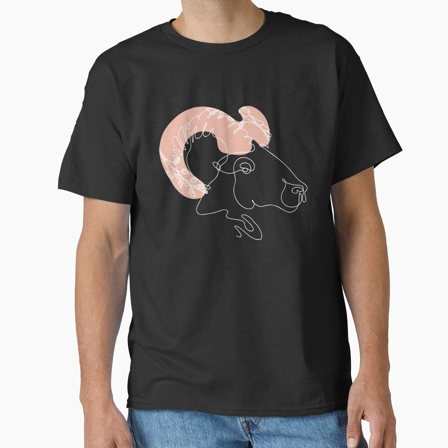 Aries Art, A Beautiful Gift For People Born Under The Aries Zodiac Sign 2 Classic T-Shirt