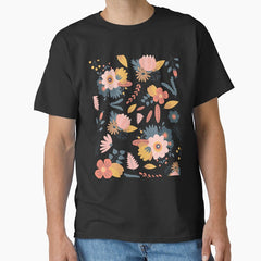 Flower pattern - floral Bible verse , flower design, flower child , floral wall art , floral phone case Classic T-Shirt