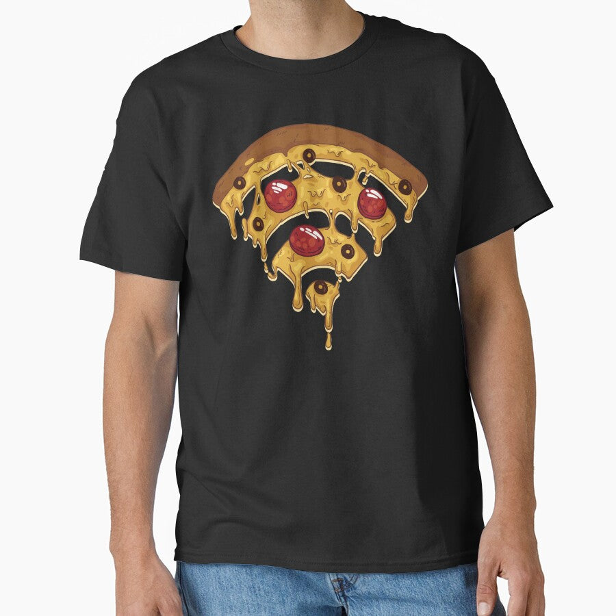 Cool Wifi Pizza Slice - Pizza and Internet are the Perfect Combo Classic T-Shirt