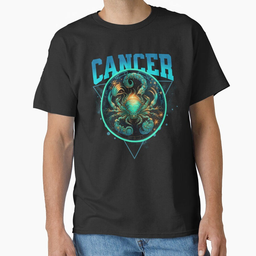 Blue Cancer zodiac Classic T-Shirt