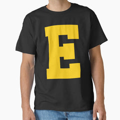 Alphabet, Yellow E, Sports letter E Classic T-Shirt