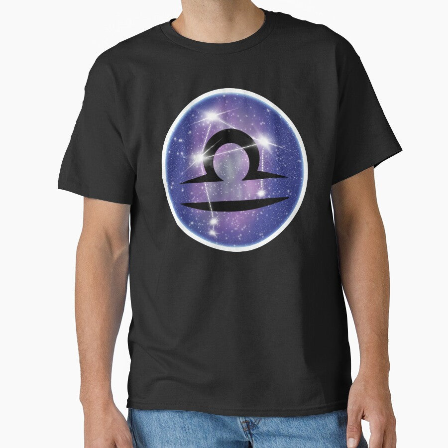 Libra Zodiac Constellation Sign Classic T-Shirt