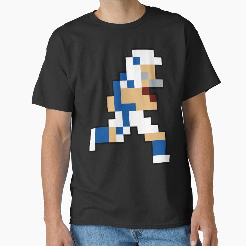 8 Bit Indianapolis Retro Pixel Football Player Classic T Shirt