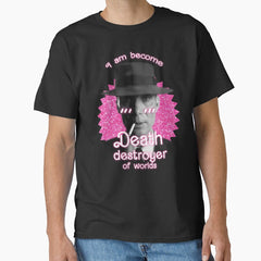 Barbenheimer I Am Become Death Destroyer Of Worlds Classic T Shirt