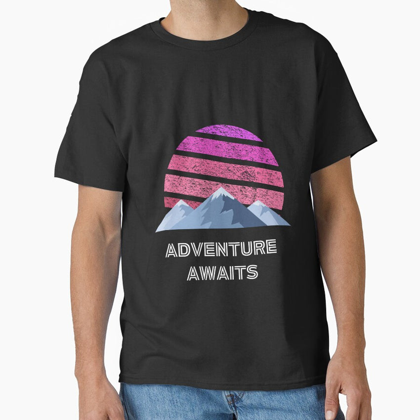 Adventure Awaits Design For Nature Seeker Classic T Shirt