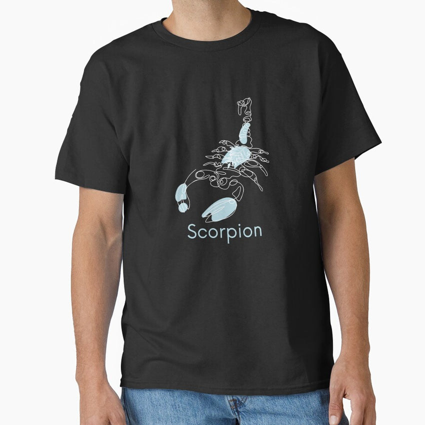 Scorpio Art, A Beautiful Gift For People Born Under The Scorpio Zodiac Sign Classic T-Shirt