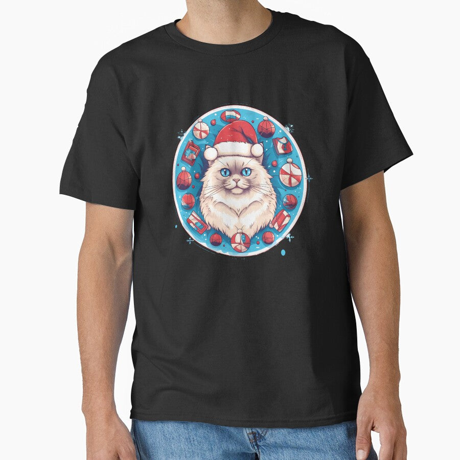 Ragdoll Cat Xmas, Love Cats Classic T-Shirt