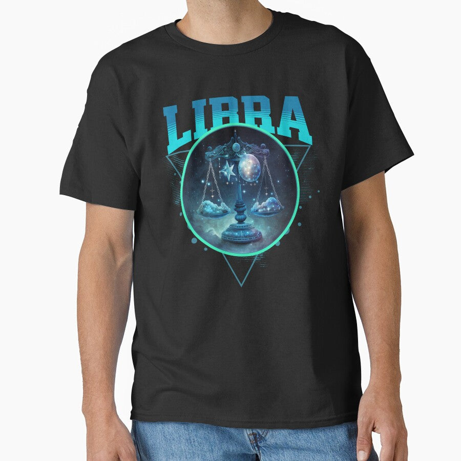 Blue Libra Zodiac Classic T-Shirt