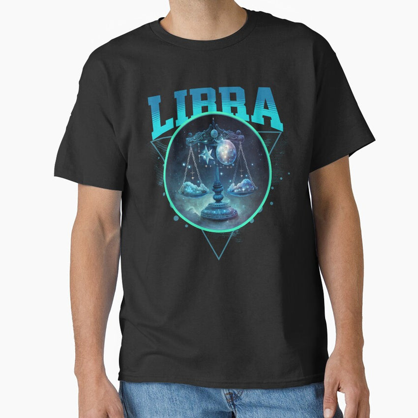 Blue Libra Zodiac Classic T-Shirt