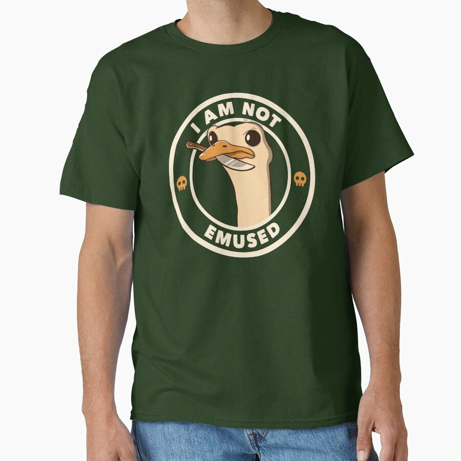 I Am Not Emused Funny Emu By Tobe Fonseca Classic T Shirt
