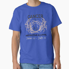 Cancer Zodiac Sign T-shirt Classic T-Shirt