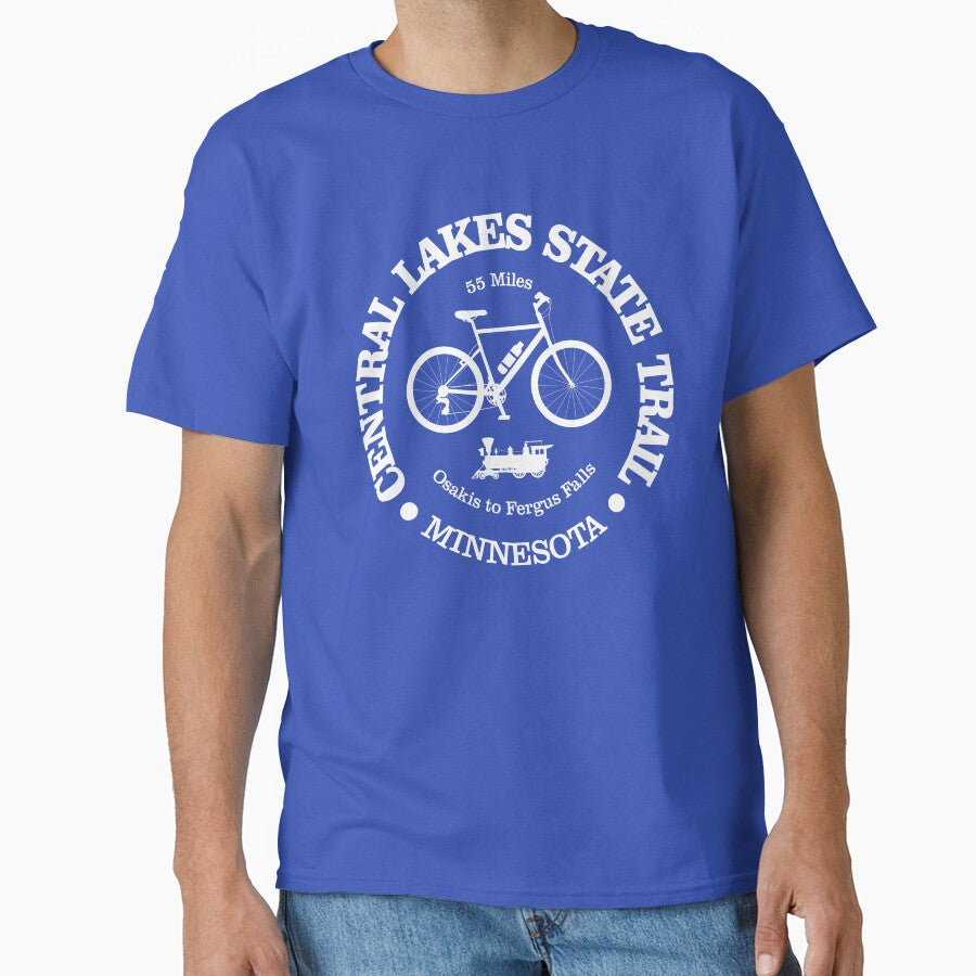 Central Lakes State Trail Cycling Classic T Shirt
