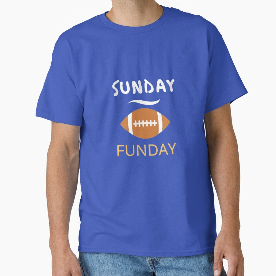 American Football Sunday Funday Nfl Classic T-Shirt