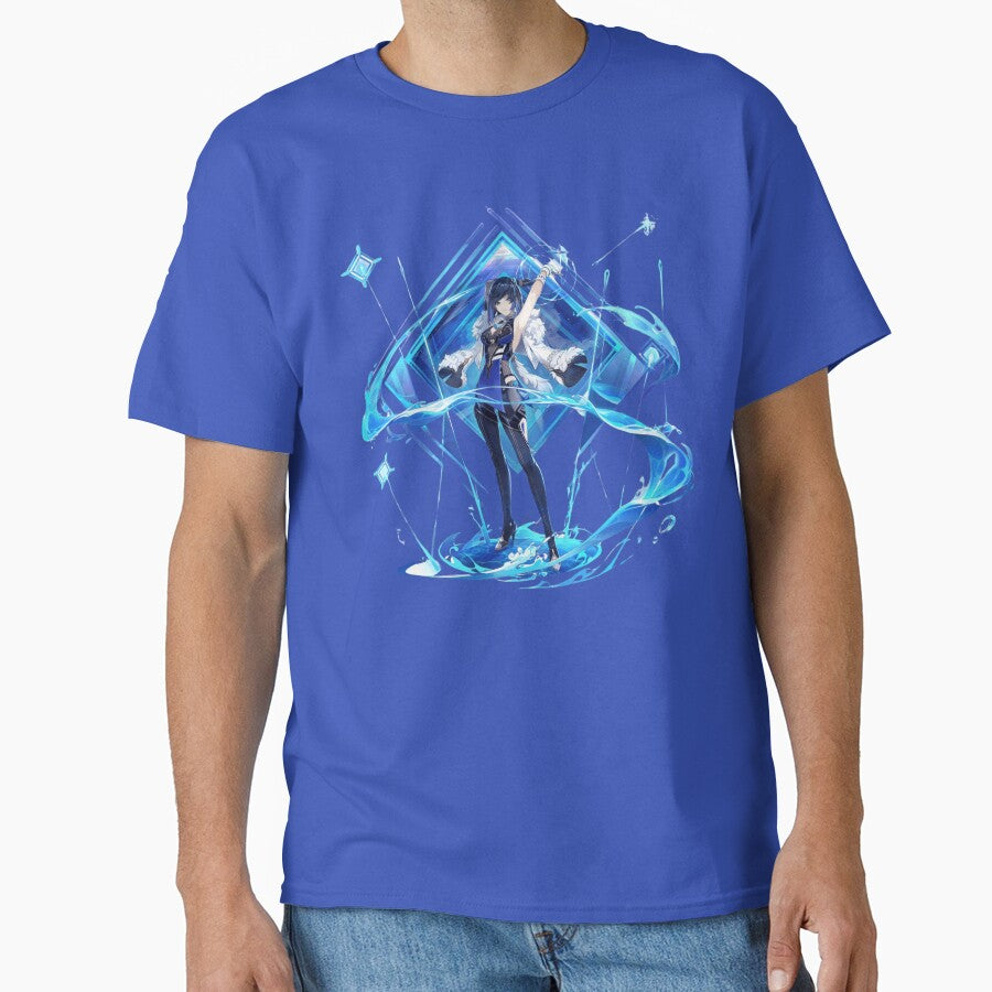 Yelan Banner Art Genshin Impact Classic T Shirt