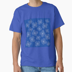 Blue and white pattern Classic T-Shirt