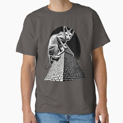 Sphynx cat looks for pharaoh Classic T-Shirt
