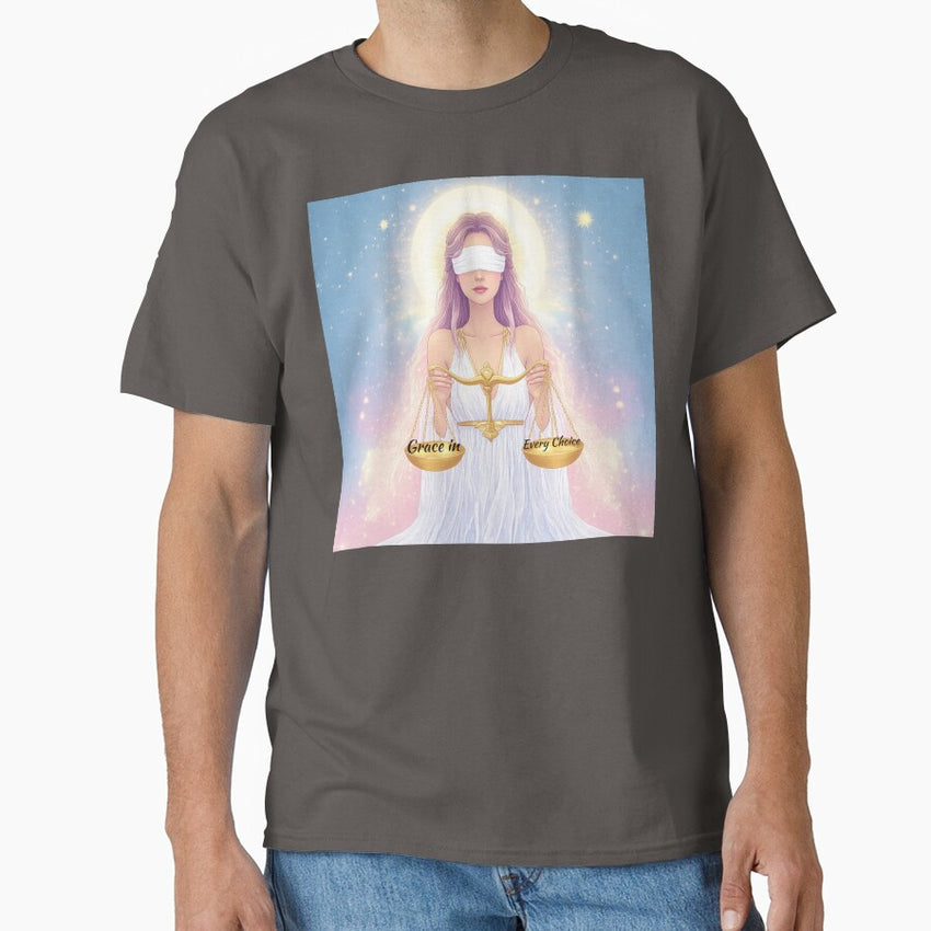 Libra Zodiac Art – Balance, Beauty & Grace in Every Choice Classic T-Shirt