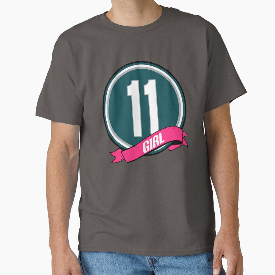 11 Girl Banner Circle Classic T-Shirt