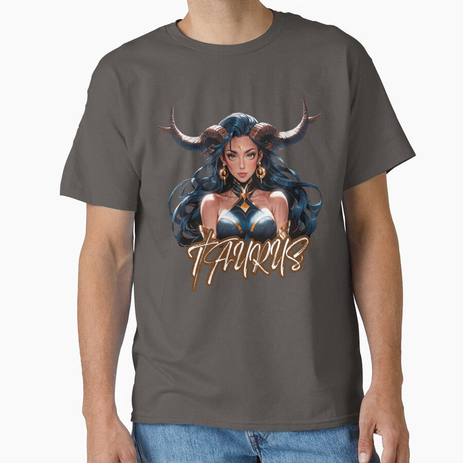 TAURUS // The Velvet Fortress – Zodiac Femme Series Classic T-Shirt
