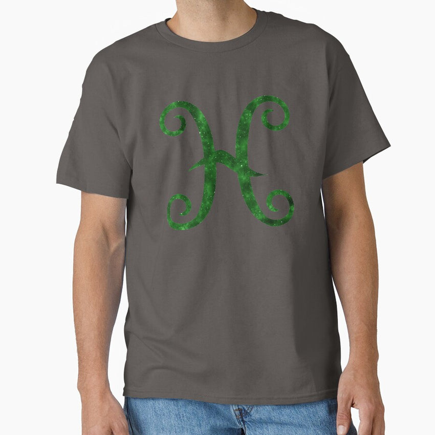 Zodiac Sign - Pisces (Galaxy Design) Classic T-Shirt