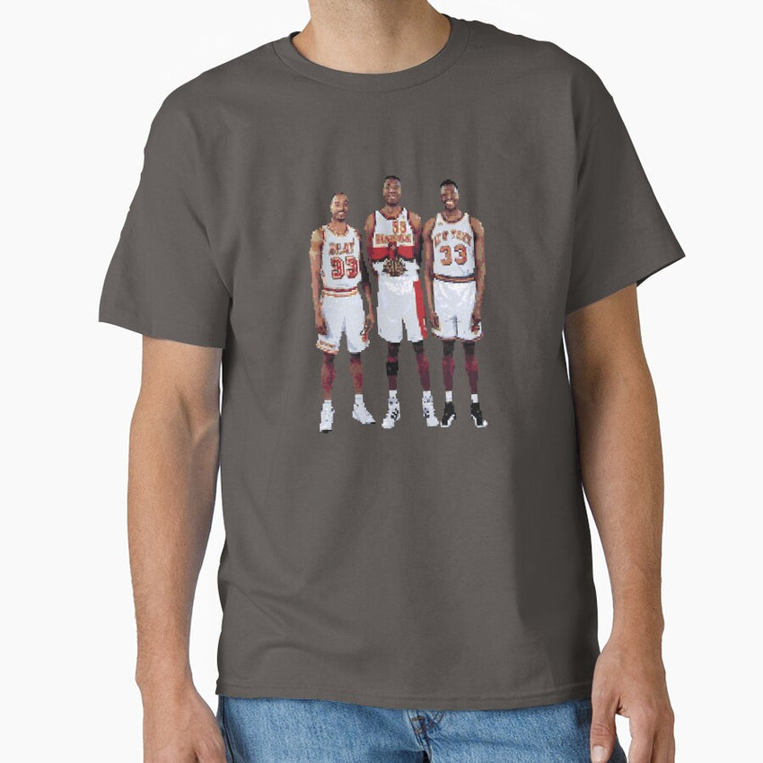 Alonzo Mourning Dikembe Mutombo And Patrick Ewing Classic T Shirt