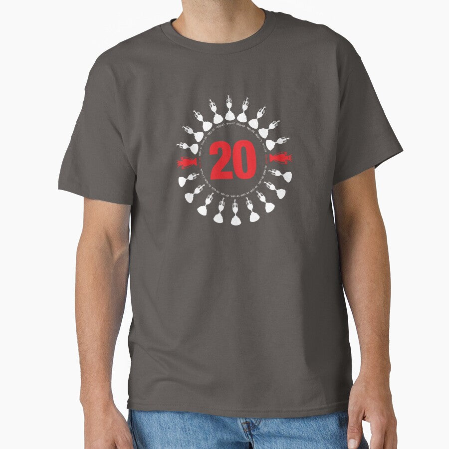 20 trophies LFC red/white Classic T-Shirt