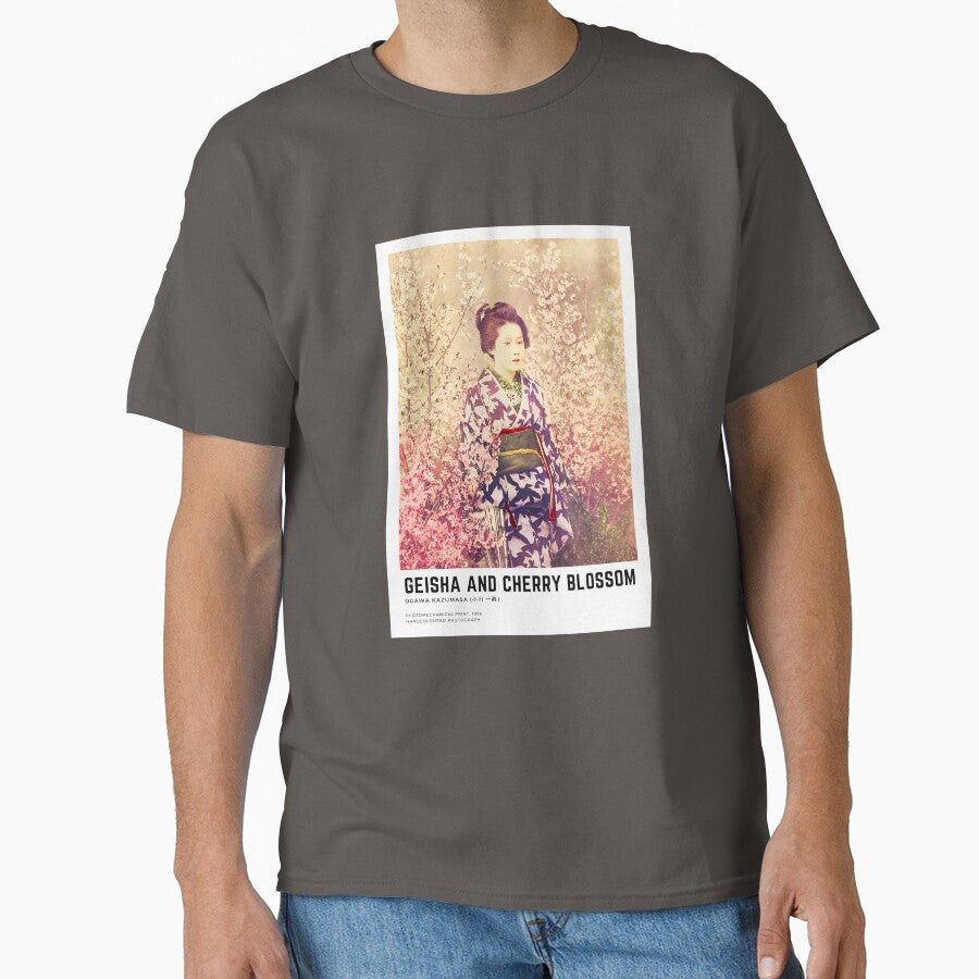 Vintage Japanese Geisha Photo Classic T-Shirt