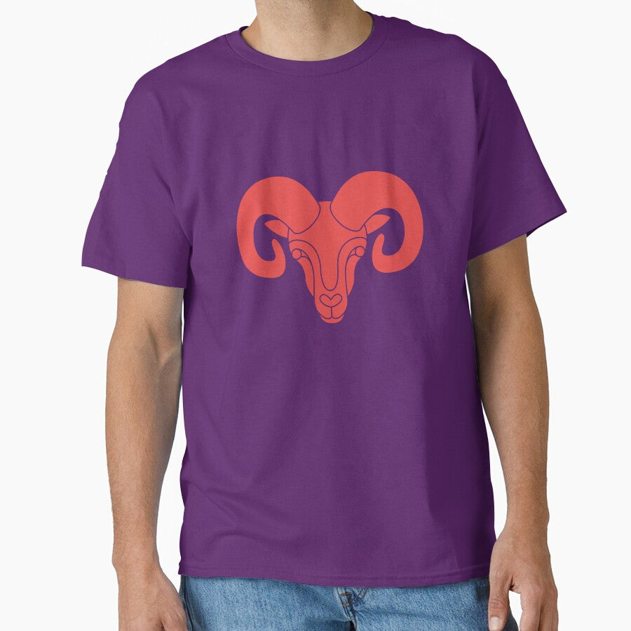 Aries Zodiac / Ram Star Sign Poster Classic T-Shirt