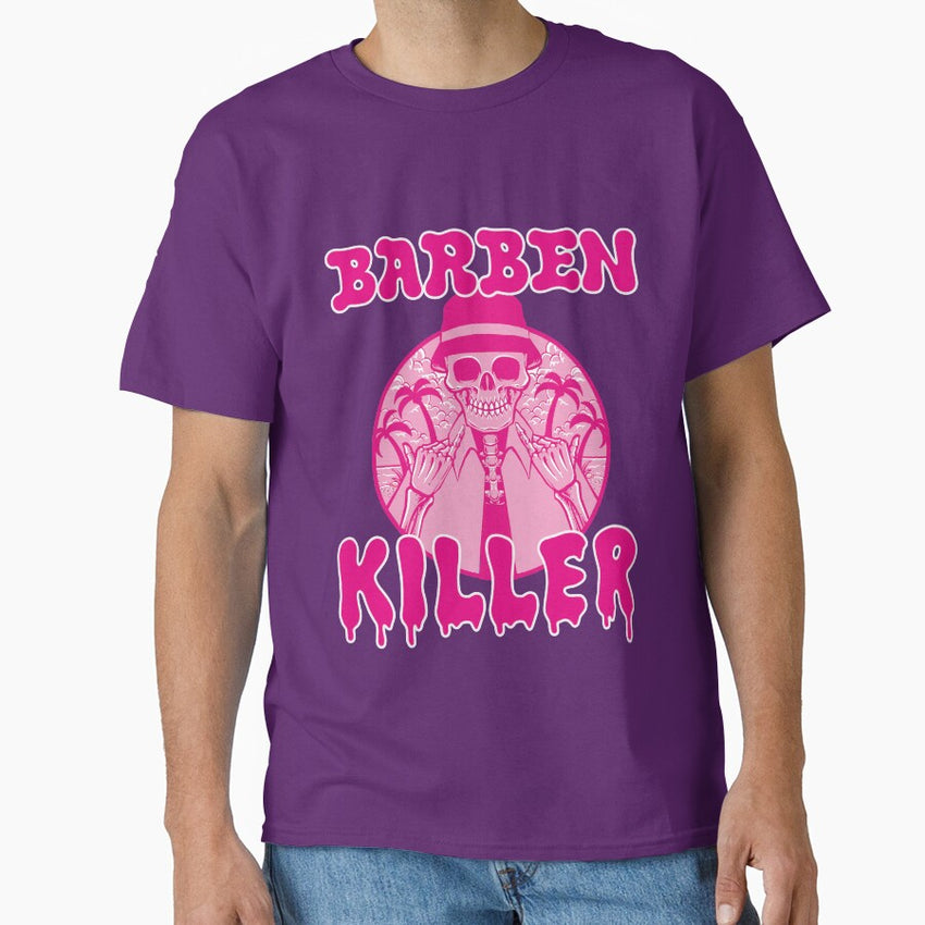Barbenheimer Meme Pink Skeleton Classic T Shirt
