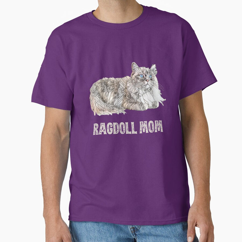 Ragdoll Mom - Ragdoll Cat Mom Design Classic T-Shirt