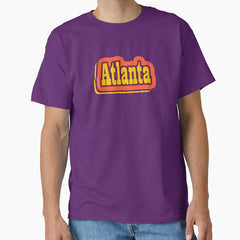 Atlanta, Georgia Retro Typography Classic T-Shirt