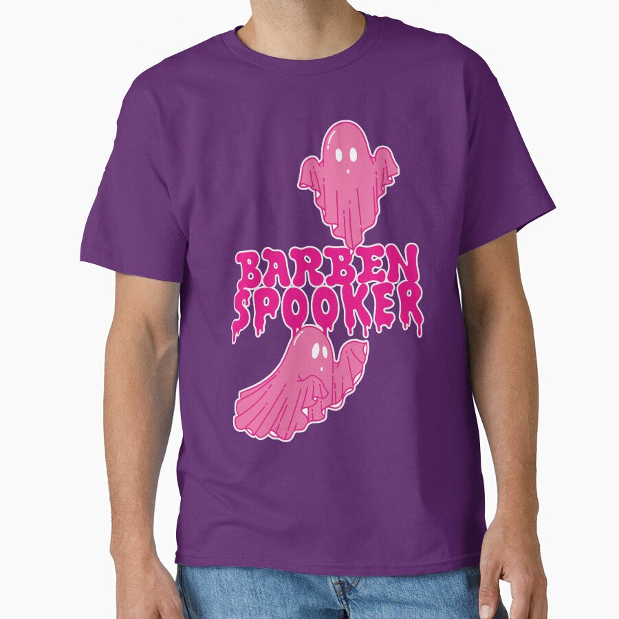 Barbenspooker Pink Ghosts Haunting Meme Classic T Shirt