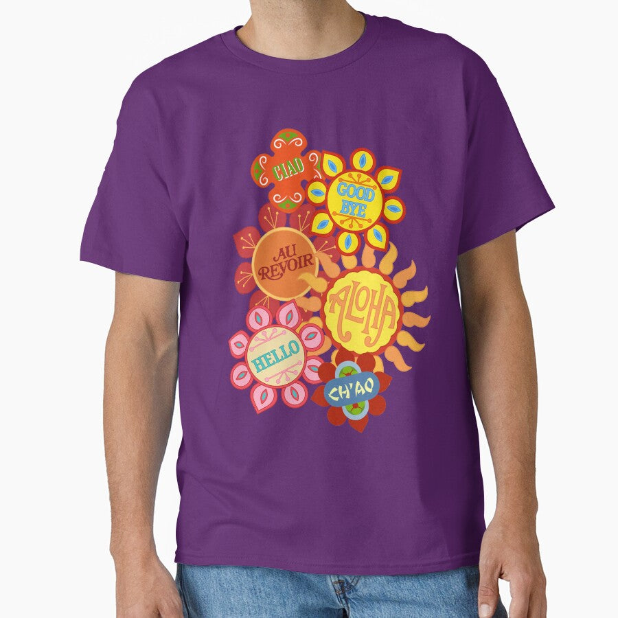 Its a Small World Flowers (original) Classic T-Shirt