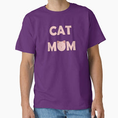 Cat Mom (Baby Pink) Classic T-Shirt