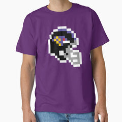 Baltimore Ravens (8-bit Football Helmet Only) Classic T-Shirt