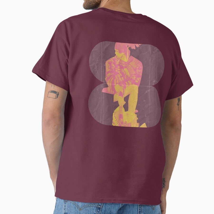 Blurred Flowers ft. Retro Vibes Classic T-Shirt