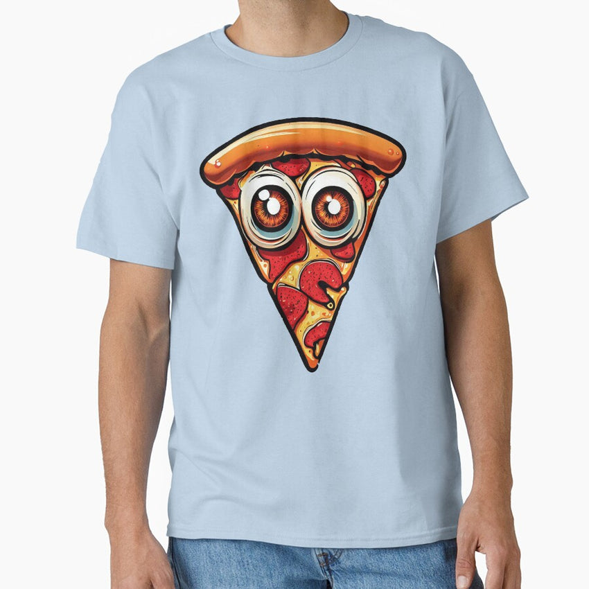 Greasy Cheesy Pizza Face Classic T-Shirt
