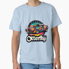 Retro Peace and Love Car Classic T-Shirt