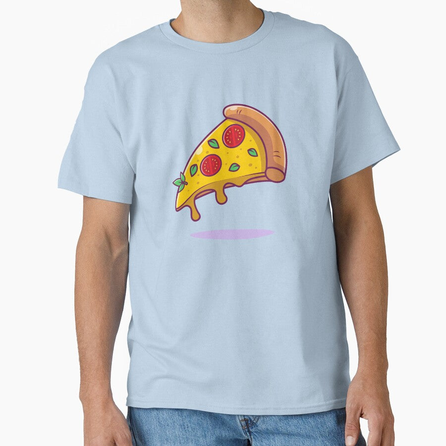 Cheesy pizza food lovers foodies Classic T-Shirt