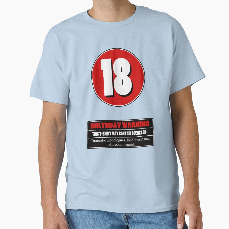 Certificate 18 Funny 18Th Birthday Classic T Shirt