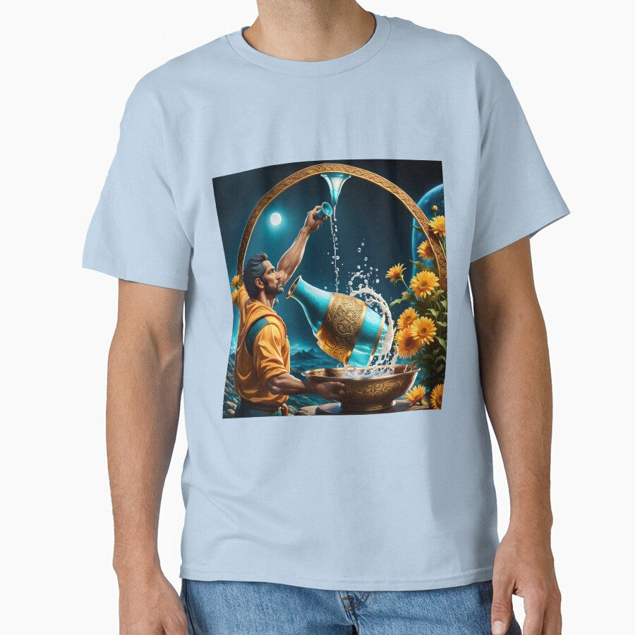 Horoscope - Zodiac Sign - Aquarius 8 Classic T-Shirt