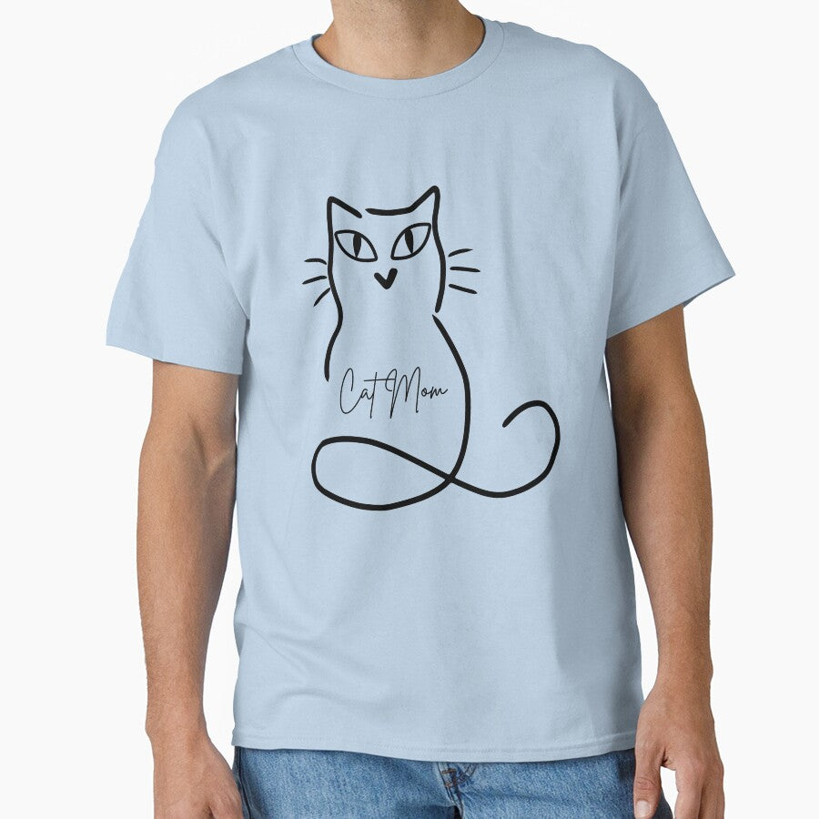 cat mom everywhere sticker and t-shirts Classic T-Shirt