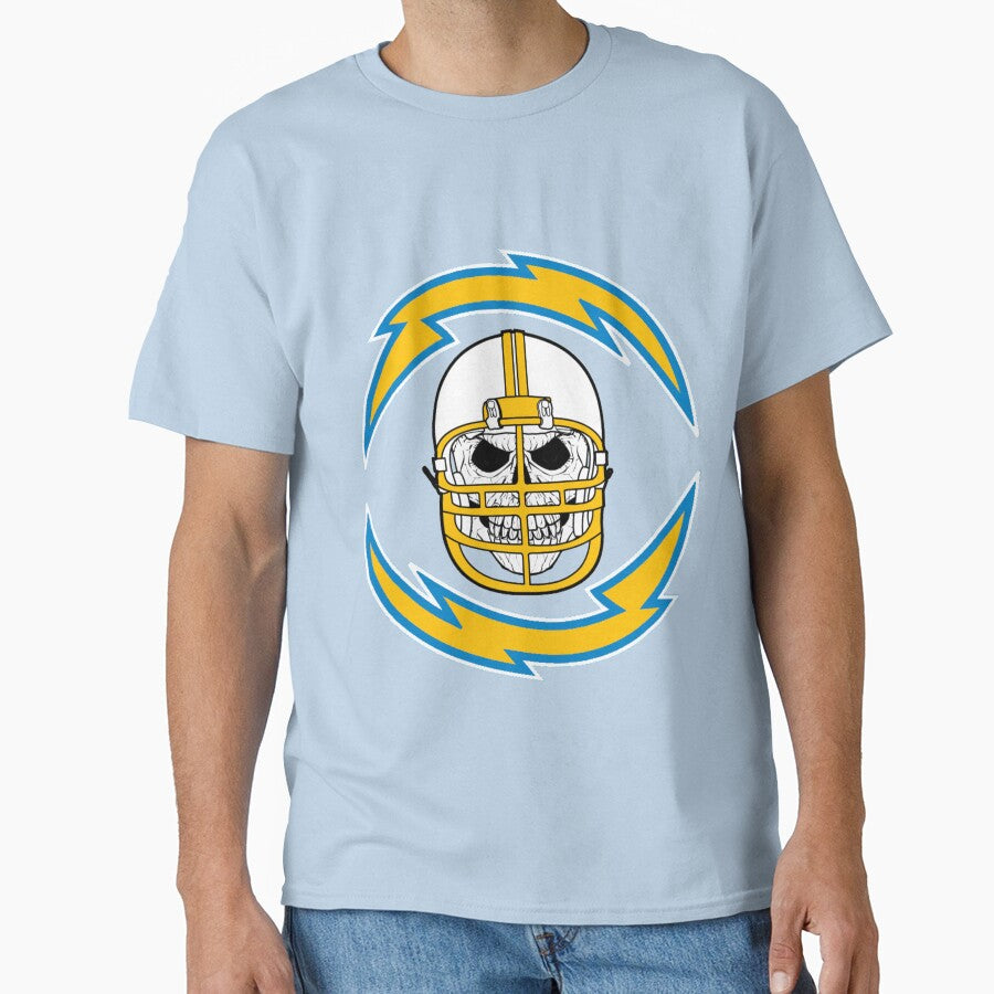 Chargers Skull Classic T Shirt